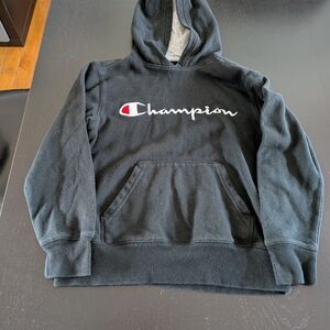 Champion Classic Black Pullover Hoodie